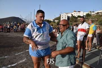 Luchada canaria y espectáculo de Maestro Florido en Lomo Magullo/Francisco Javier Santana.